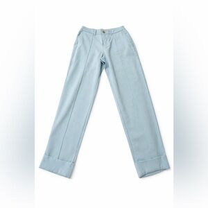 A New Day Size 10 Light Blue Trousers Classic Spring Pop of Color